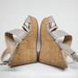 Franco Sarto SENECA Slingback Cork Platform Wedge Women's Heels Size 10M image number 4