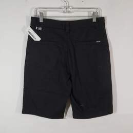 NWT Mens Stretch Flat Front Belt Loops Slash Pockets Chino Shorts Size 28 alternative image