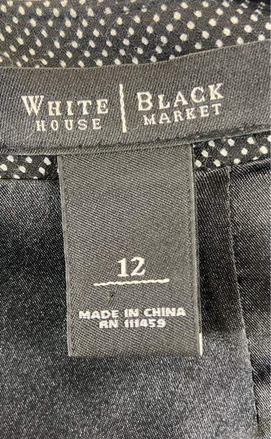 White House Black Market Women's Black Casual Dress - Size 12 image number 3