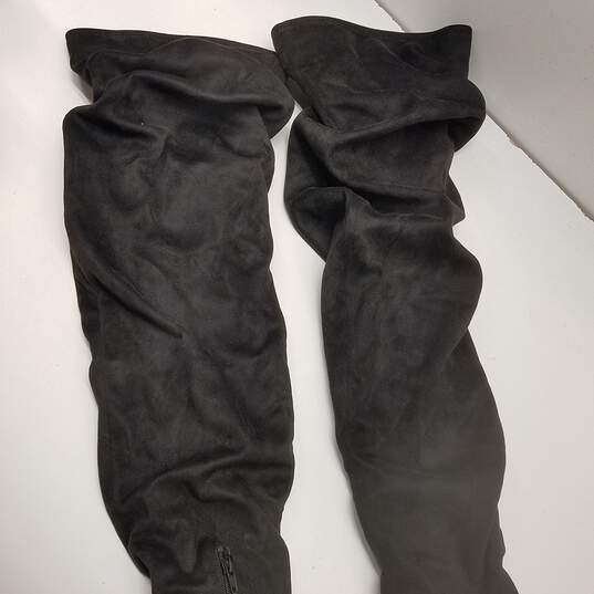 Steve Madden Cynthia Over-the-Knee Pointed Toe Boots Black 9.5 image number 9