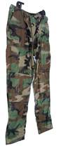 Men's Green Camouflage Flat Front Straight Leg Cargo Pants Size Large image number 2