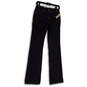 NWT Womens Blue Denim Dark Wash Pockets Stretch Straight Leg Jeans Size 4L image number 1