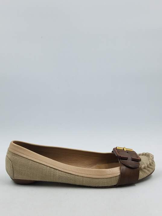 Authentic Chloé Taupe Buckle Flats W 11 image number 1