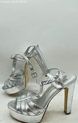 Michael Kors Womens Silver High Heels Shoes Size 9M