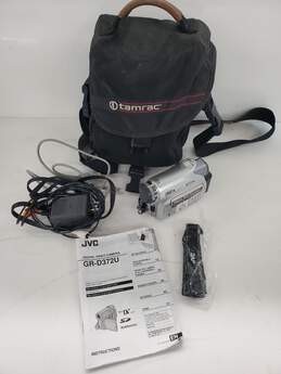 JVC Optical Hyper Zoom Wide 16:9 Mode Video Camera with Accessories and Bag - Untested