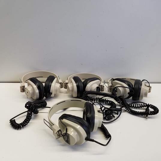 Califone 1218AV-PY Station Jackbox with 4 2924AV-P Headphones image number 4