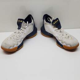 Mn Nike Lebron XVI 16 Low USA Wht/Nvy/Gum CI2668-101 Basketball Shoe Sz 8.5