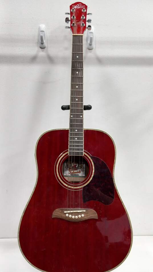 Oscar Schmidt by Washburn Electric Acoustic 6 String Guitar Model 0G21T TR image number 1
