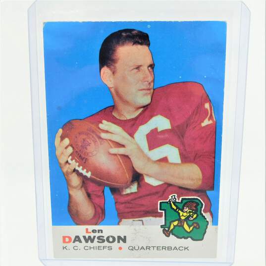 1969 HOF Len Dawson Topps #20 Kansas City Chiefs image number 1