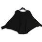 NWT Womens Black Dolman Sleeve V Neck Knitted Pullover Sweater Size S/M image number 2
