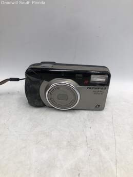 Olympus NewPic Zoom 90 Gray Black Point & Shoot Film Camera Not Tested