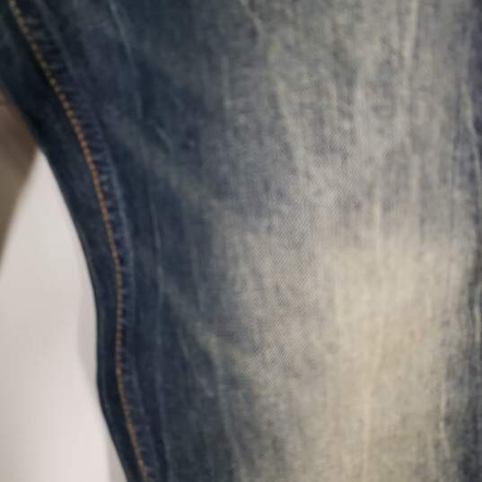 NWT Mens Regular Fit Medium Wash Denim Faded Skinny Leg Jeans Size 34/32 image number 3