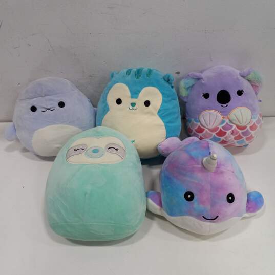 Lot of Five Assorted Squishmallows Toys image number 1