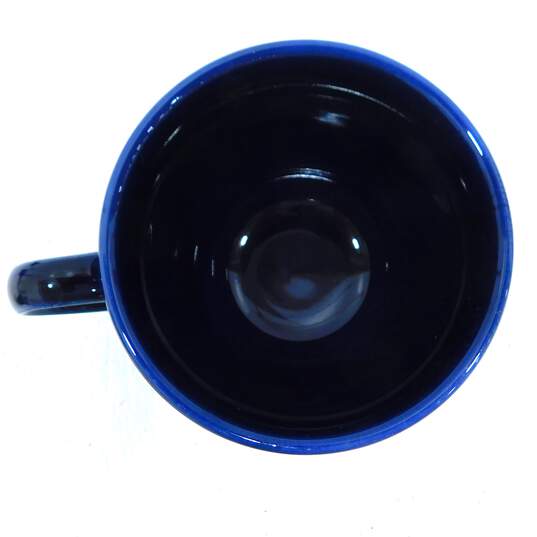 VTG Fiestaware Cobalt Blue Set of 4 Coffee Cups & Saucers image number 12