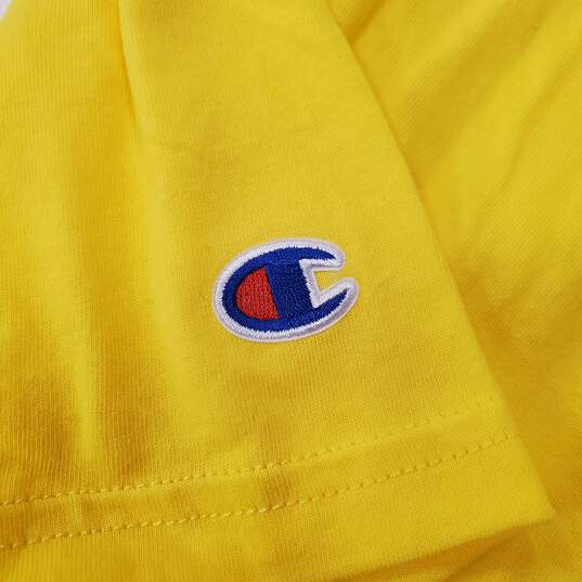 Champion Men Yellow Graphic Tee XS NWT image number 5