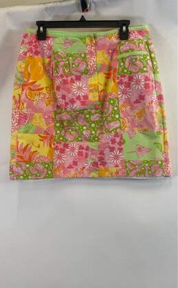 Lilly Pulitzer Women's Multicolor Printed Skirt- Sz 14 alternative image