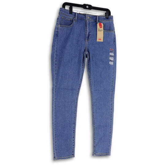 NWT Womens Blue 721 Medium Wash Pockets High Rise Skinny Leg Jeans Size 12 image number 3