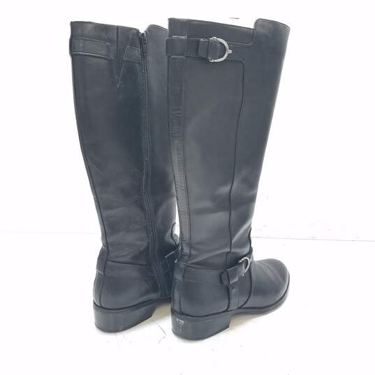 Lauren Ralph Lauren Leather Margarite Boots Black 7.5 image number 4