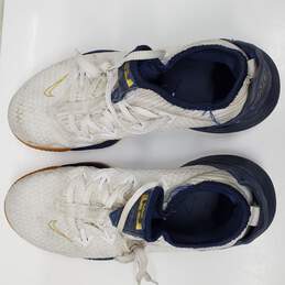 Mn Nike Lebron XVI 16 Low USA Wht/Nvy/Gum CI2668-101 Basketball Shoe Sz 8.5 alternative image