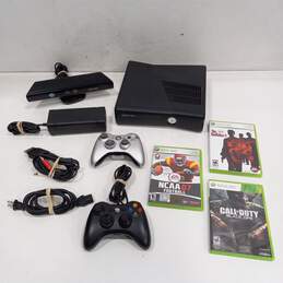 Microsoft Xbox 360 S 1439 Console Game Bundle with Kinect