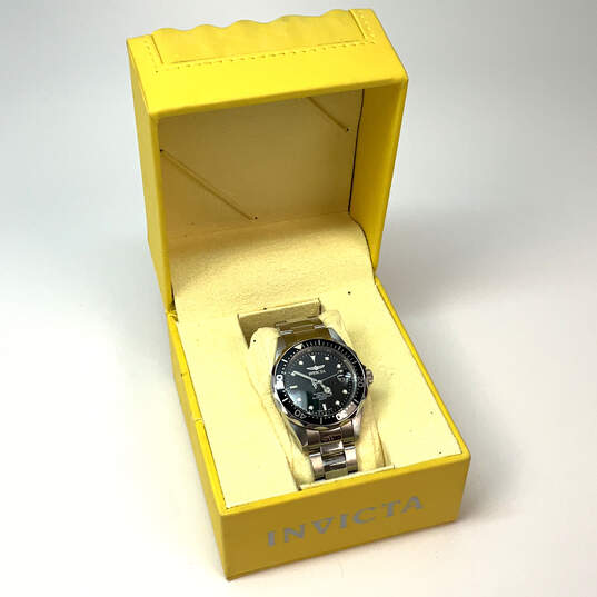 Designer Invicta 8632 Stainless Steel Round Dial Analog Wristwatch With Box image number 5