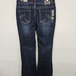 Regular Curvy Fit Boot Cut Blue Jeans alternative image