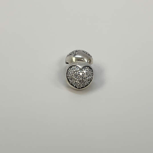 Designer Pandora S925 ALE Sterling Silver Love Of My Life Clip Beaded Charm image number 1