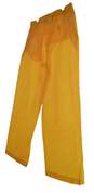 Mens Yellow Stretchable Pocket Straight Leg Rain Pants Size Medium image number 2
