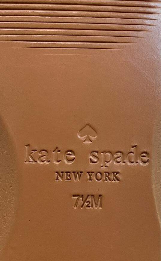 Kate Spade Gold/Brown Slingback Sandal Women 7.5 image number 6