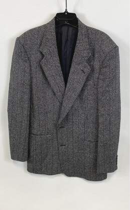 Christian Dior Multicolor Knit Suit Jacket - Size XL