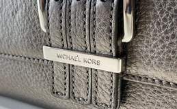 Michael Kors Pebble Leather Gansevoort Carry All Wallet Gunmetal alternative image