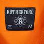 Rutherford Men Orange Graphic Sweatshirt M NWT image number 3