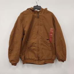 Lee Men Brown Workwear Bomber Jacket XL NWT