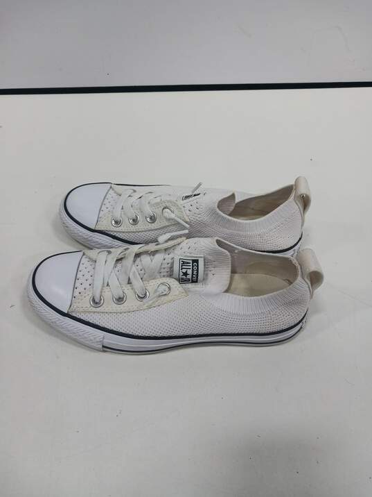 Converse White/Black Women's Size 5 Shoes IOB image number 4