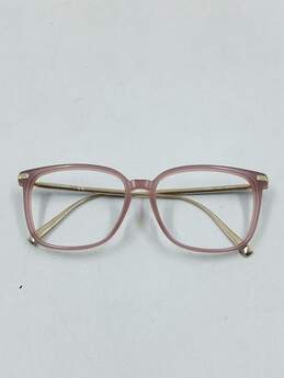 Longchamp Pink Square Eyeglasses