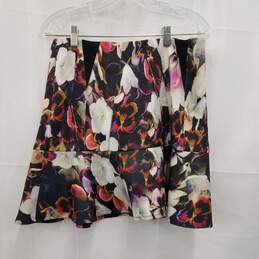 Nicole Miller Artelier  Floral Skirt Size 10