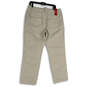 NWT Womens Khaki Slash Pocket Flat Front Utility Chino Pants Size 31 image number 2