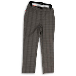 Buy the NWT Womens Active Fit Slash Pockets Flat Front Capri Pants