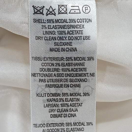 Women's French Connection White Mini Dress Sz 2 NWT image number 4