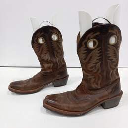Ariat Leather Western Style Pull-On Boots Size 10.5D alternative image