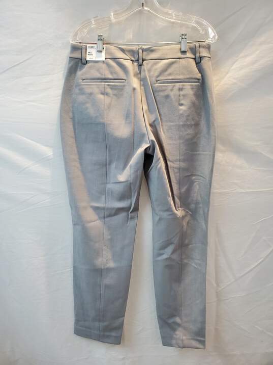 Express Gray Columnist Ankle Mid Rise Stretch Pants Women's Size 12R NWT image number 3