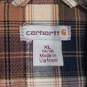Womens Plaid Cotton Long Sleeve Pockets Casual Button-Up Shirt Size XL 16/18 image number 3