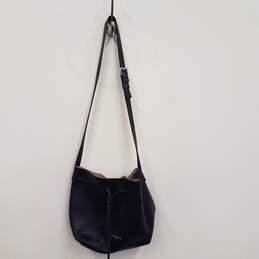 Lancaster Paris Leather Bucket Bag Black