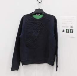 Versace Collection Medusa Logo Sweater Navy Size M