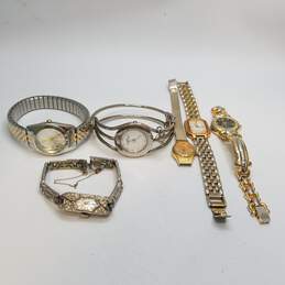 Seiko and other Vintage Fashion brand Stainless Steel Lady's Quartz Watch Bundle