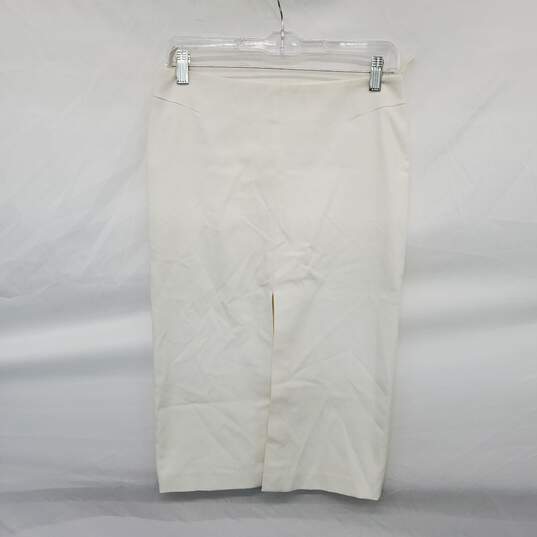 AUTHENTICATED WOMEN'S GUCCI WHITE NYLON SKIRT SIZE 40 image number 1