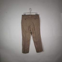 Mens Regular Fit Slash Pocket Flat Front Straight Leg Chino Pants Size 33/30 alternative image
