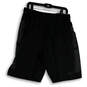 Mens Black Gray Dri-Fit Loose Elastic Waist Basketball Shorts Size X-Large image number 1