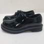 Dr Martens Patent 1461 Lace Up Loafers Black 6 image number 2