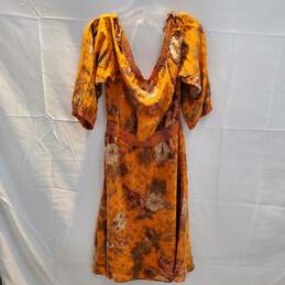 Anthropologie Moulinette Soeurs Orange Dress NWT Size 4 alternative image
